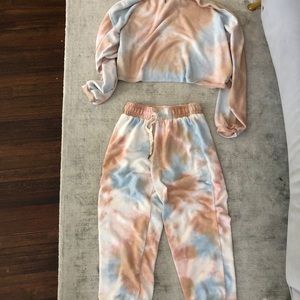 Urban Outfitters Tie Die Sweat Suit